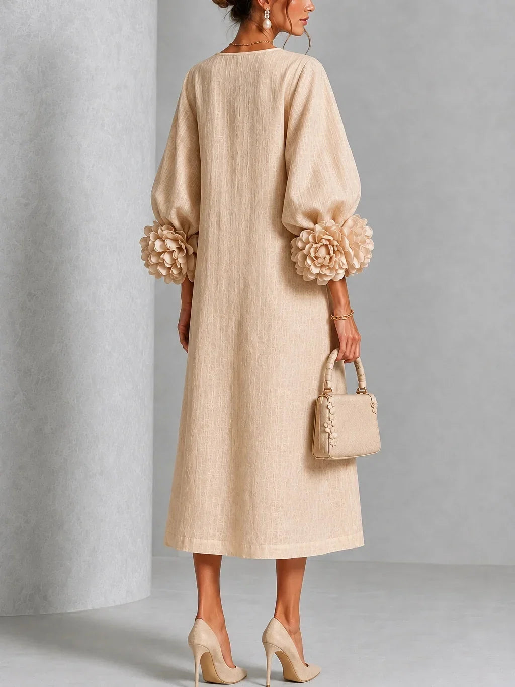 Transavi | Robe Midi Boutonnée Florale
