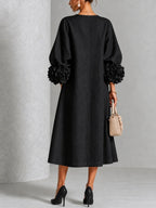 Transavi | Robe Midi Boutonnée Florale