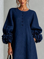 Transavi | Robe Midi Boutonnée Florale