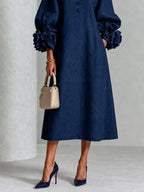 Transavi | Robe Midi Boutonnée Florale