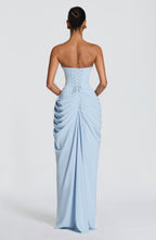 Robe Maxi Lonz Bleu Ciel