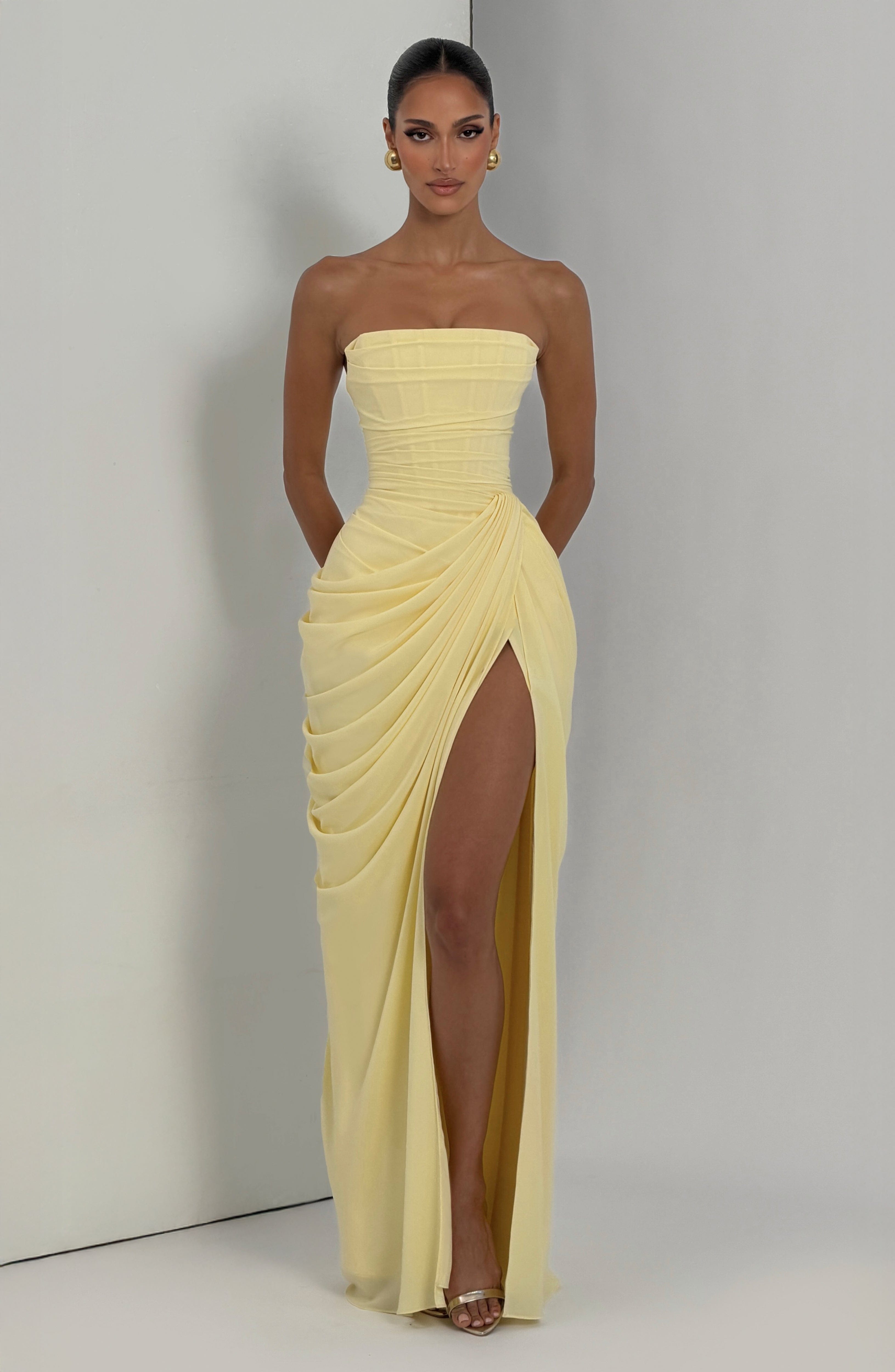 Robe Maxi Lonz Jaune