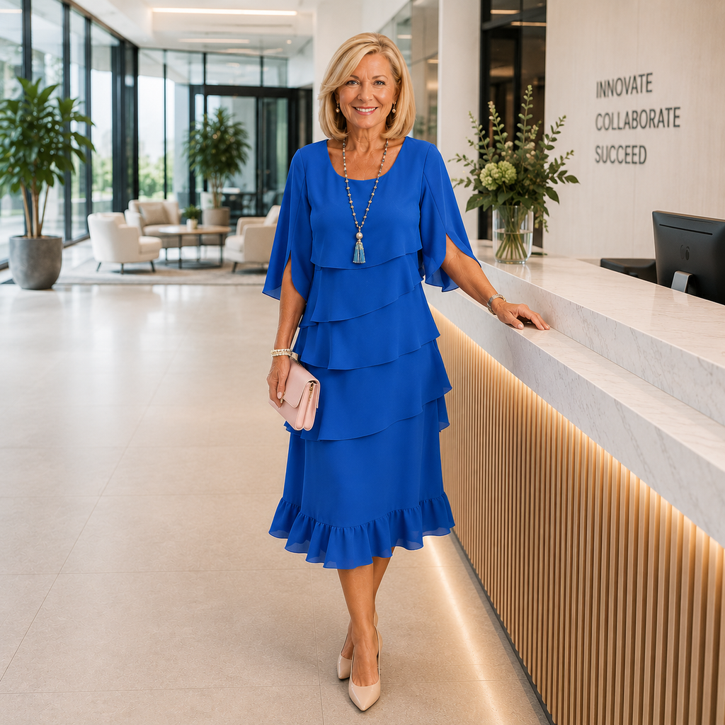 Brent | Vestido Midi en Niveles