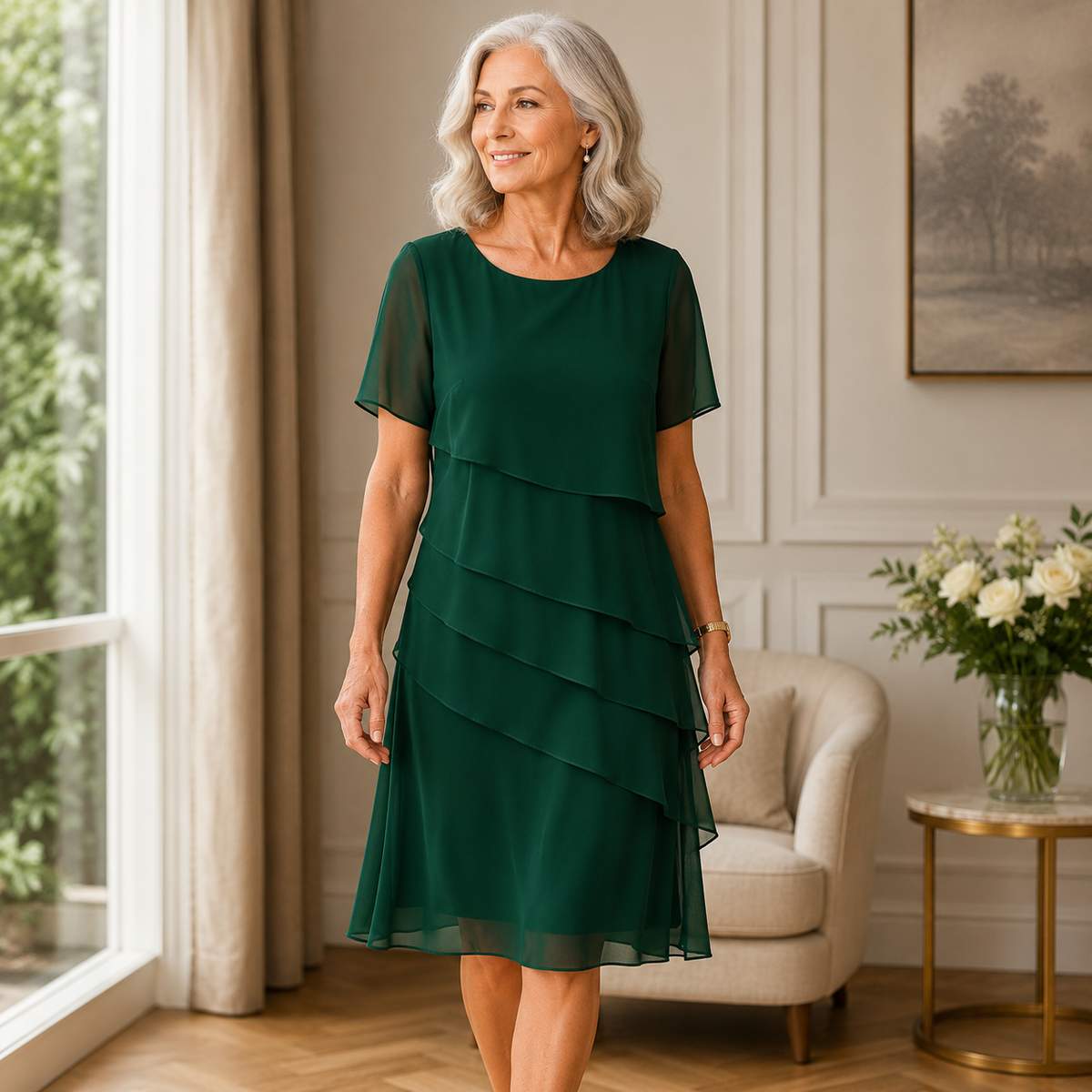 Linda | Vestido con volantes