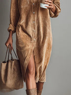 Eva Delune - Vestido Midi Retro