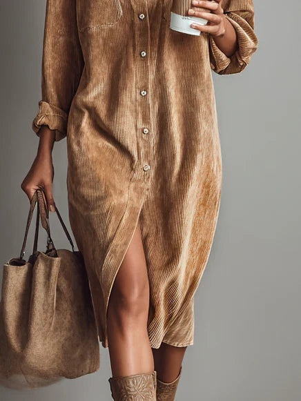 Eva Delune - Vestido Midi Retro