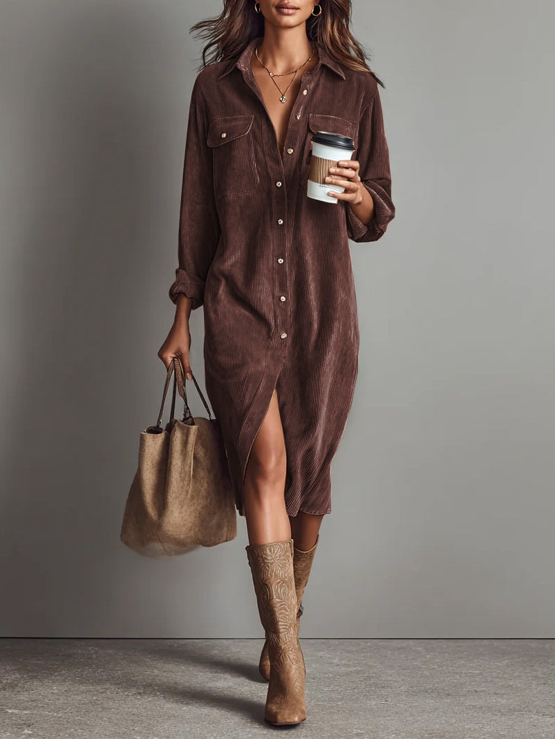 Eva Delune - Vestido Midi Retro