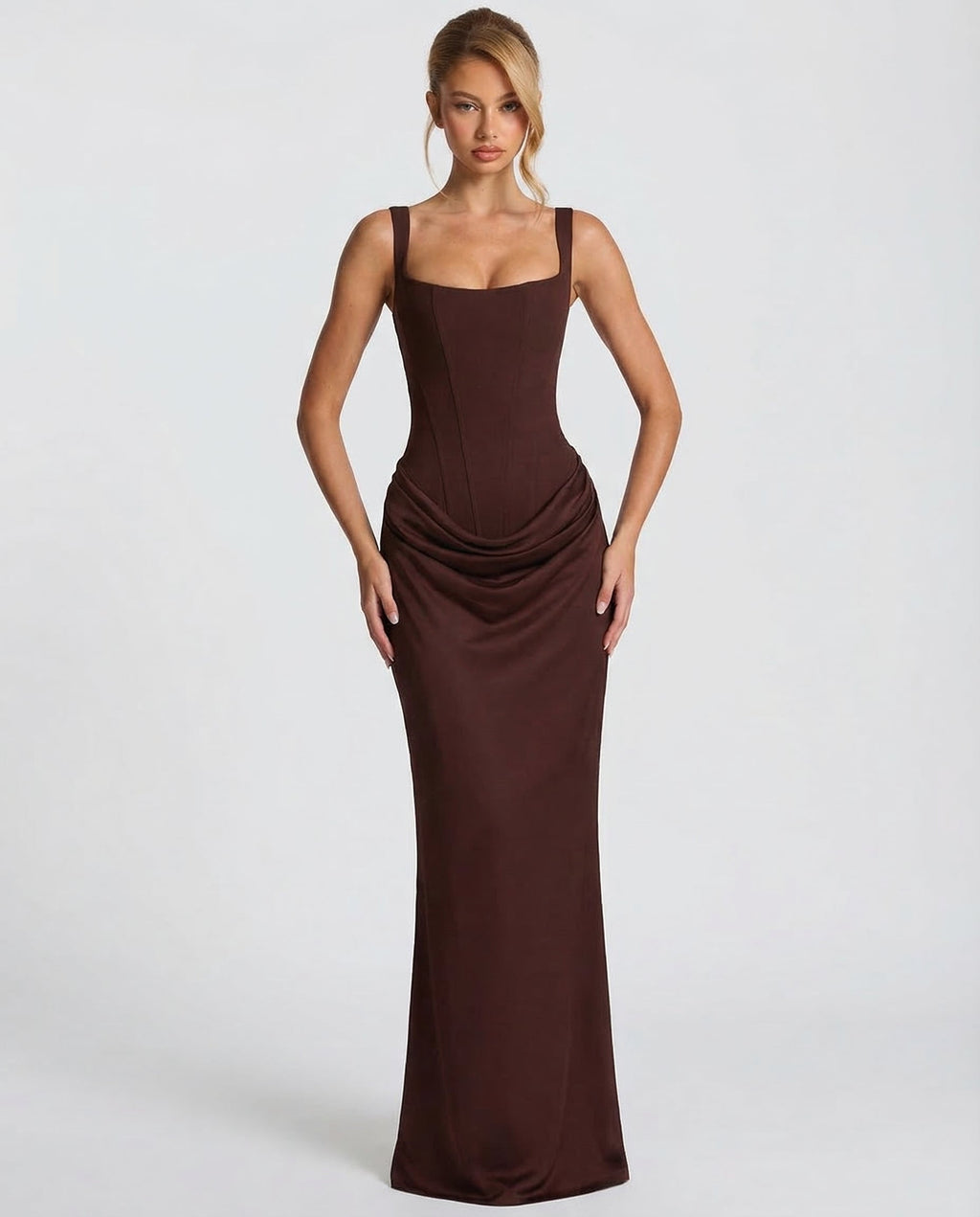 Robe Maxi Silhouette Sablier Eva