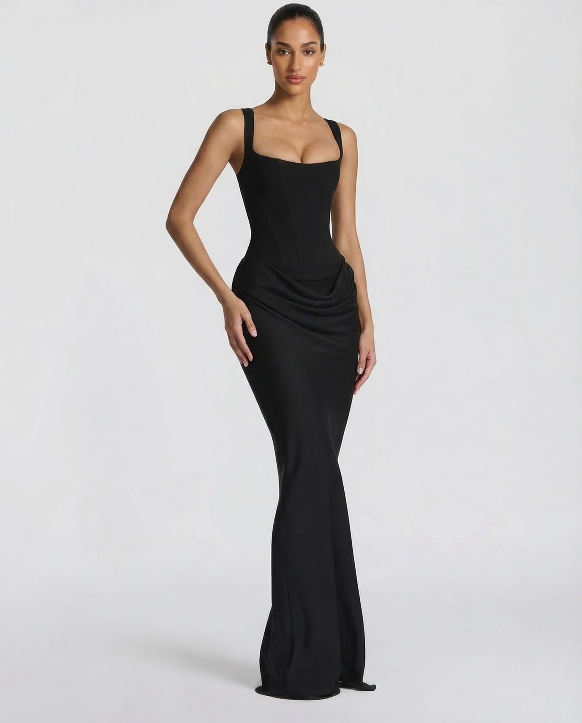 Robe Maxi Silhouette Sablier Eva