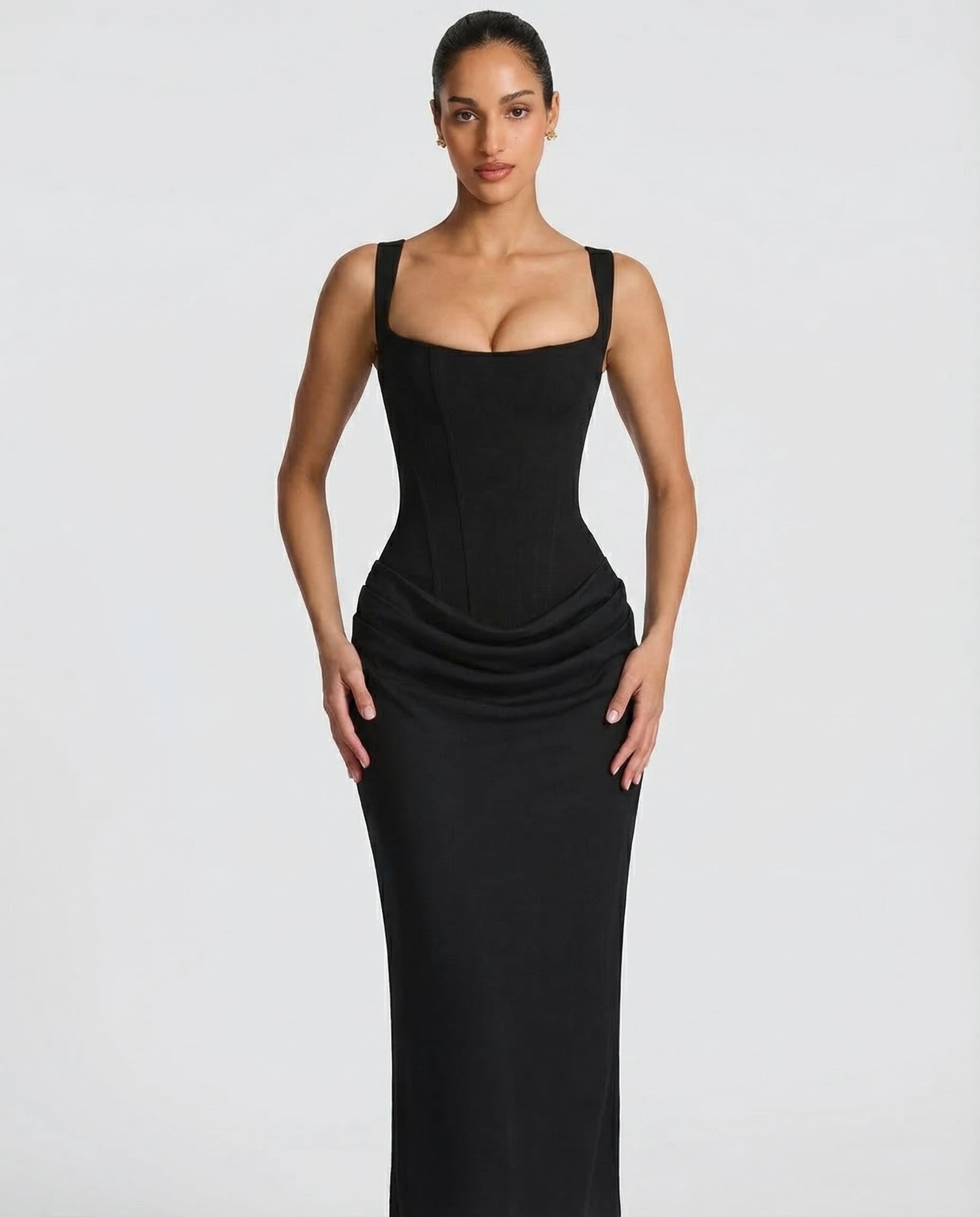 Robe Maxi Silhouette Sablier Eva