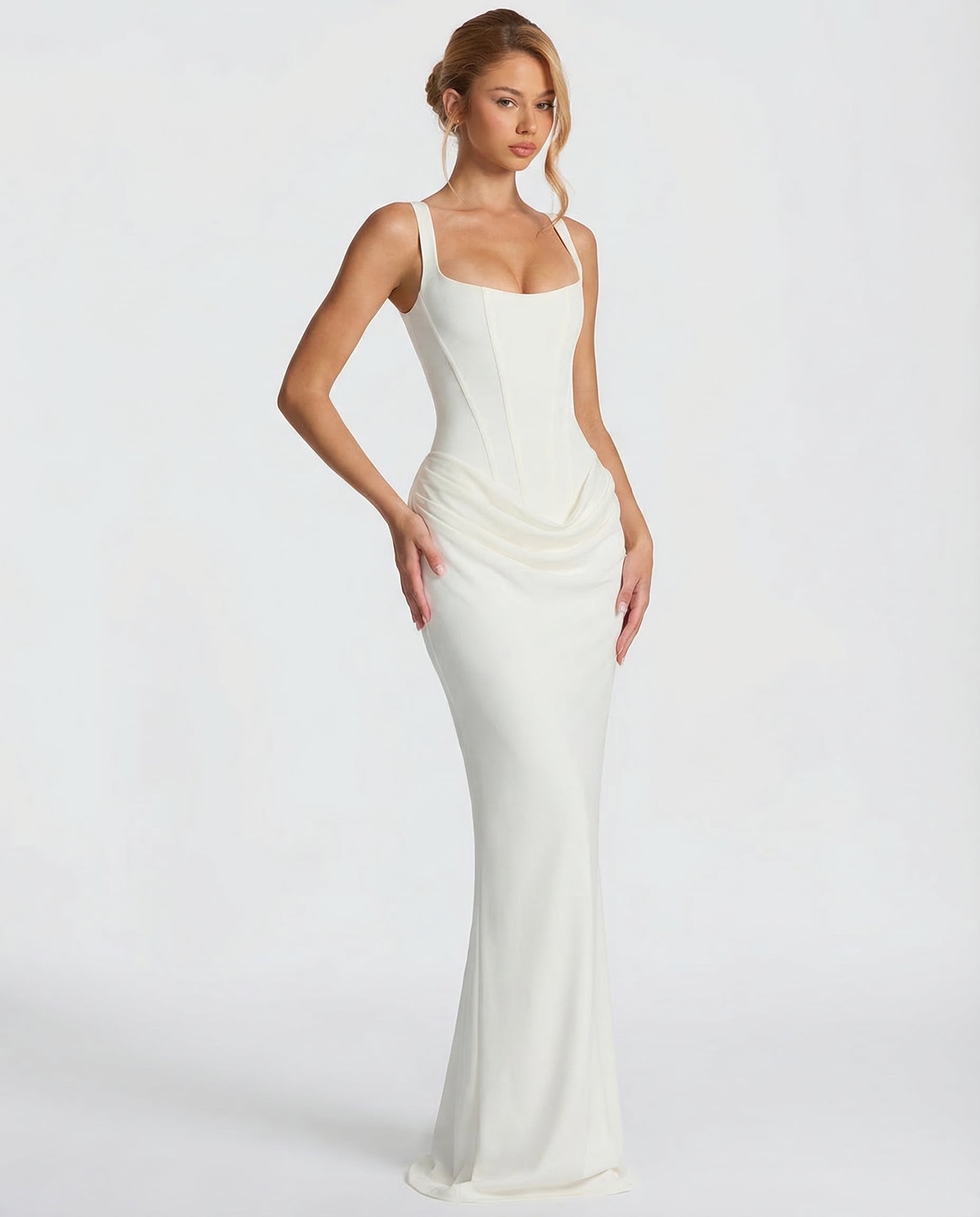 Robe Maxi Silhouette Sablier Eva