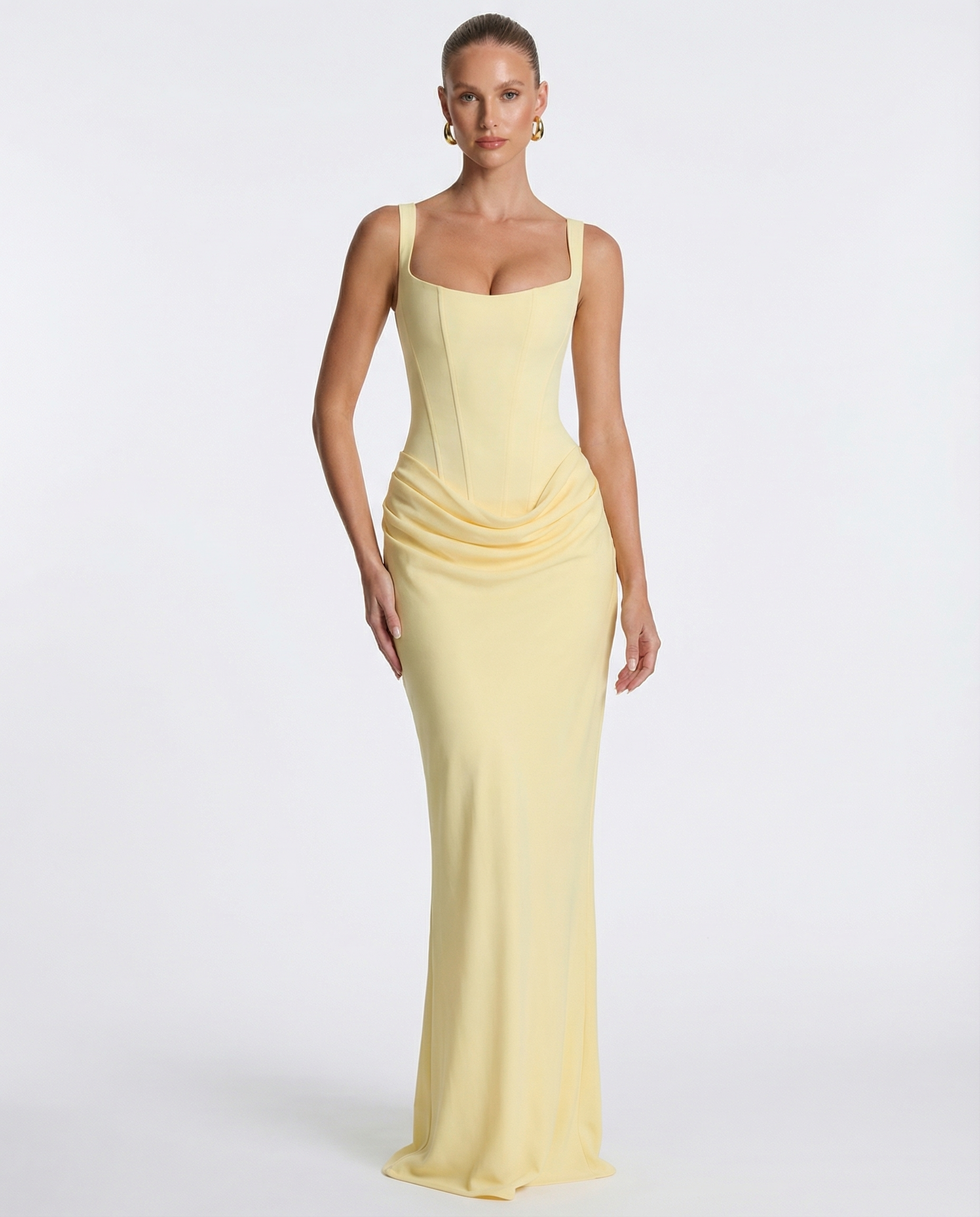 Robe Maxi Silhouette Sablier Eva