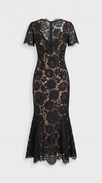 Rhea - Robe Midi Trompette