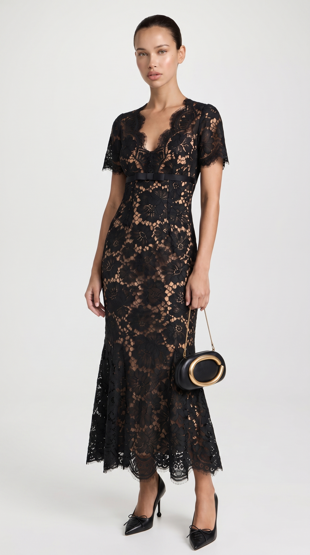 Rhea - Robe Midi Trompette