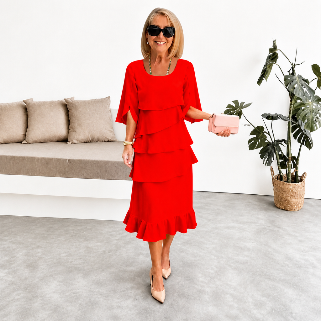 Brent | Vestido Midi en Niveles