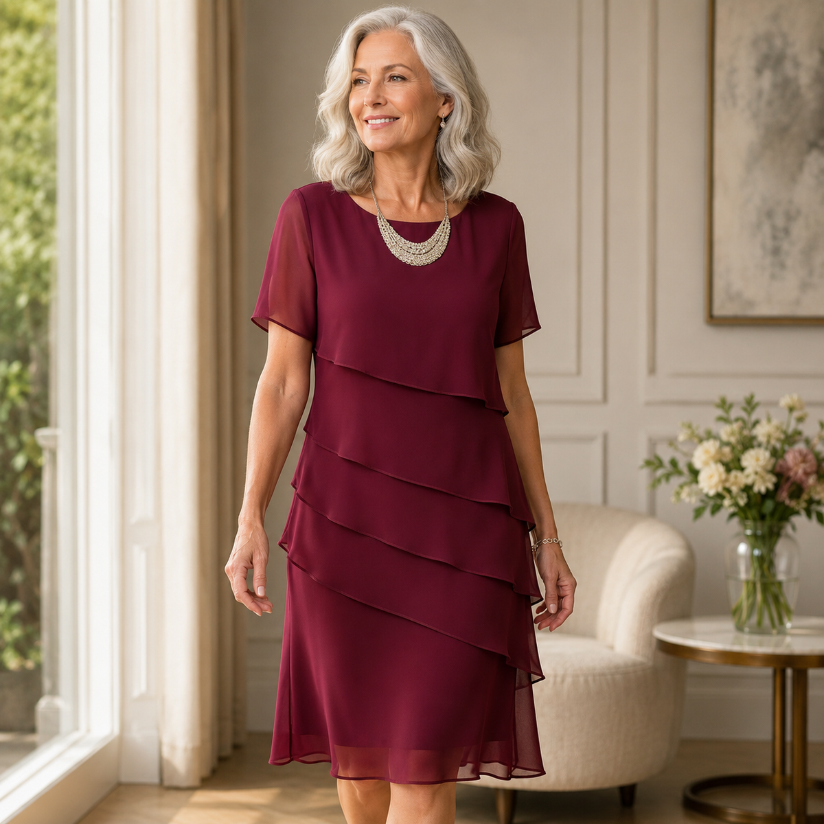 Linda | Vestido con volantes