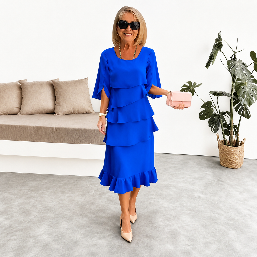 Brent | Vestido Midi en Niveles