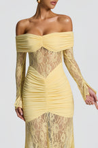 Robe Maxi Brigitte Jaune
