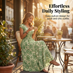 Robe maxi à imprimé floral
