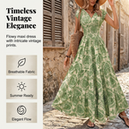Robe maxi à imprimé floral