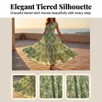 Robe maxi à imprimé floral